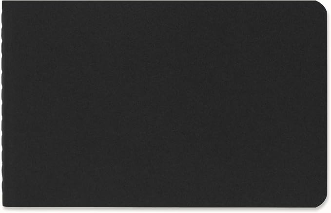 Moleskine Art Sketch Album, Hard Cover, Pocket (3.5" x 5.5") Plain/Blank, Black, 72 Pages
