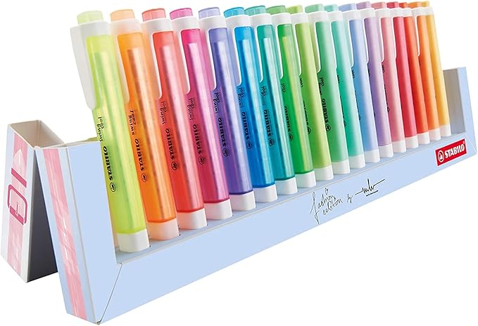 STABILO - swing cool - Highlighter - Deskset of 18 - Assorted colors