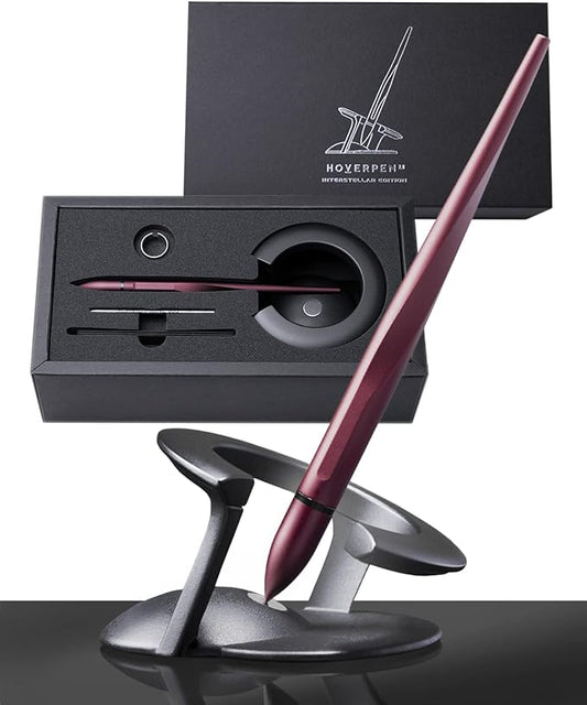 novium Hoverpen Interstellar, Mars Magma, Ballpoint Pen, Unisex, 23.5 Degree Angle, German Ballpoint Cartridges, Smooth Writing, No Spills, No Spotting, No Explosions