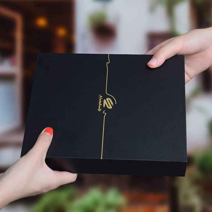 Lemical 720 Pages Thick Journal with Gift Box & Pen, Thick Leather Journal Notebook Writing Journal Notebook With Pen & Gift Box Lined Paper Travel Diary Ideal Gift for Anniversary Birthday Holiday