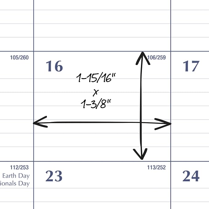 Mead Desk Calendar 2026-2027 Planning Pad, Academic 15-Month April-June, Monthly, 21.75" x 17" Standard, Ruled Daily Block (CAM92020)