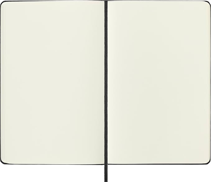 Moleskine Art Plus Sketchbook, Large, Plain, Black, Hard Cover (5 x 8.25)