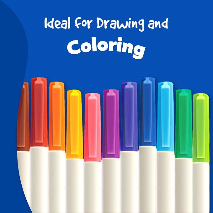 Artline Watercolor Brush Pens, Flexible Tip, EPFS-F, Multi-color, 12 Pack | Water-based brush markers for drawing, calligraphy, lettering, coloring, blending, illustration and artist projects