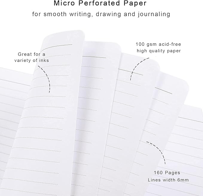 Lined Journal Notebook, Hardcover Journal for Women, Medium 5.7 x 8.4 in, 160 Pages Thick Paper, Cute Aesthetic Floral College Ruled Notebook for Writing Journaling Work School Office,Pineapple