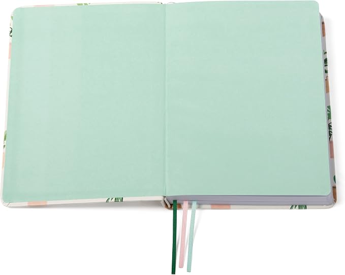 WORLD TRAVELER Eccolo A5 Hardbound Journal Notebook 256 Ivory Lined Pages | Sturdy Flexible Hardcover, 80GSM Acid-Free Ivory Pages, Smyth-Sewn Lay-Flat Binding, Ribbon Bookmark