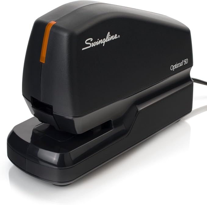 Swingline Electric Stapler Value Pack, 50 Sheet Capacity, includes Optima 50 Stapler, 5000 Staples and Staple Remover (48209)