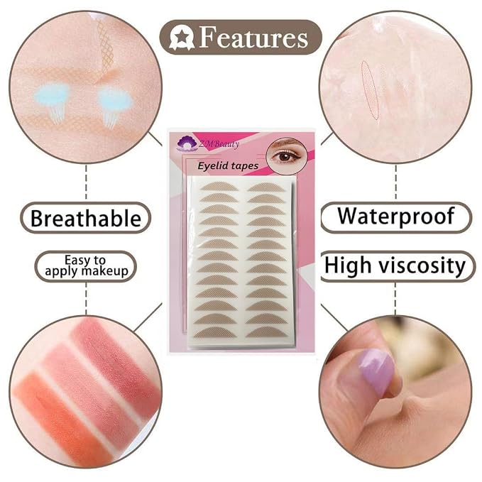 Eyelid Tapes Stickers Eyelid Strips Heavy Hooded Eyes Lift No Surgery 7mm