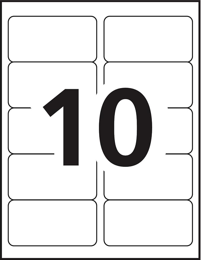 AVE55163 - Avery Repositionable Mailing Label