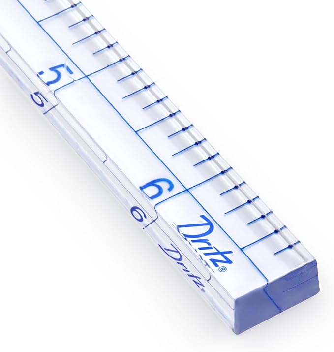 Dritz Super Seamer Ruler, 1/4" x 1/2" x 6-3/4", Clear