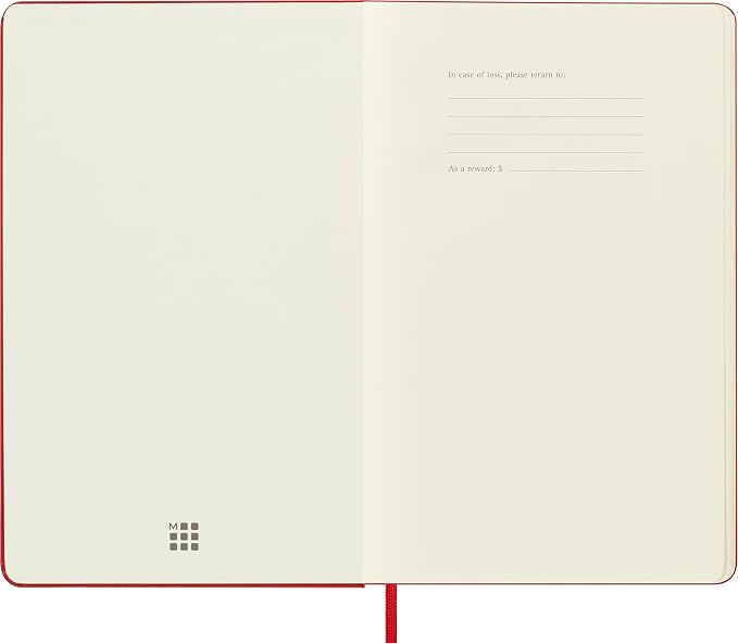 Moleskine Art Sketchbook, Hard Cover, Large (5" x 8.25") Plain/Blank, Scarlet Red, 104 Pages | Large 5" x 8.25" 104-page sketchbook with 165 gsm paper for drawing, illustration, and dry media.