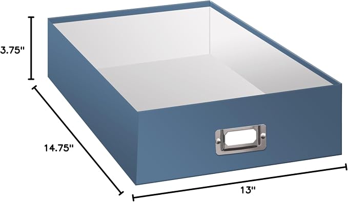 Pioneer Jumbo Scrapbook Storage Box, Sky Blue