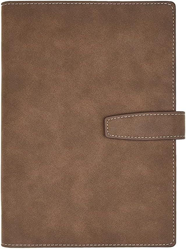 Journal Notebook Notebook A5 Horizontal Line Diary Hardcover Lining Journal High-end Luxury Suitable for Planning Writing Office School School Office Business (Color : Brown)