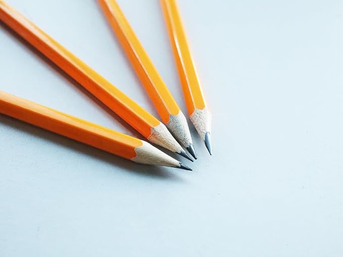 S & E TEACHER'S EDITION #2 HB Pencils 1000 Count, Pre-Sharpened Wood-Cased Yellow Pencils with Top Erasers, Bulk Box for Classroom, School District, Test Center & Back to School