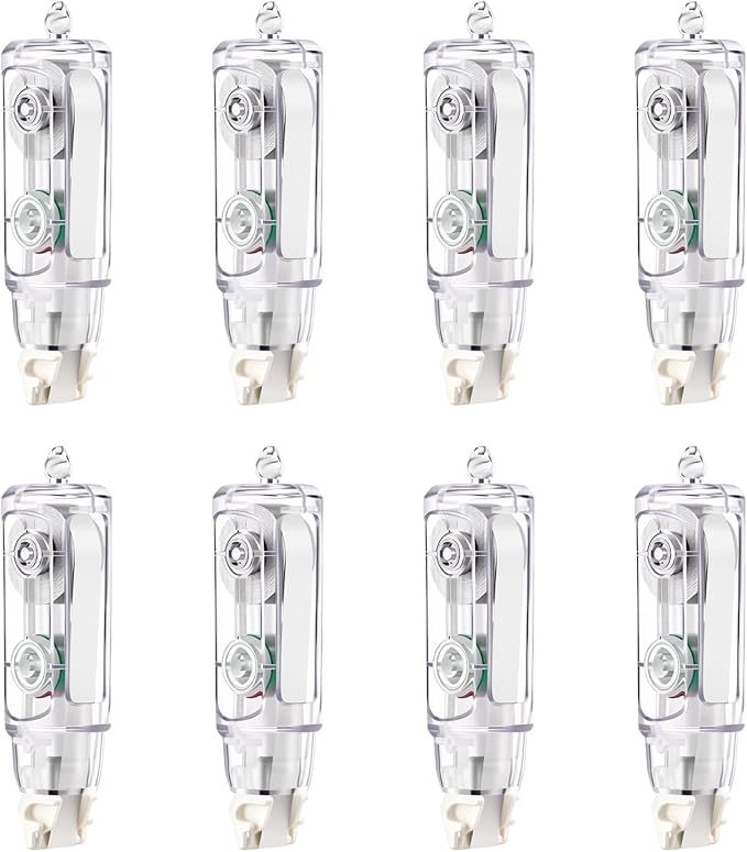 Refillable Retractable Correction Tape, Smooth Pull Out White Correction Tape with Extra Refills, Easy to Use for School Office Supplies