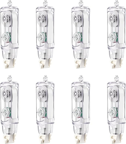 Refillable Retractable Correction Tape, Smooth Pull Out White Correction Tape with Extra Refills, Easy to Use for School Office Supplies