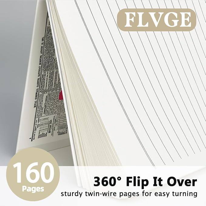 Trendy Positive Affirming Notebook Journal, Do It for The Plot Spiral Notebook, Retro Newspaper Aesthetic Hardcover Notebook Spiral Bound Writing Journals for Schools Classrooms 5.5x8.3