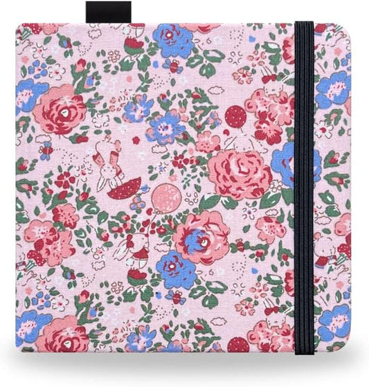 Watercolor Paper Sketchbook,5x5 Inch Mixed Media Notebook,140lb/300gsm Artist Heavyweight Paper,20 Sheets Small Travel Drawing Journal for Adults,Painting,Watercolors,Art Supplies,Rose Rabbit