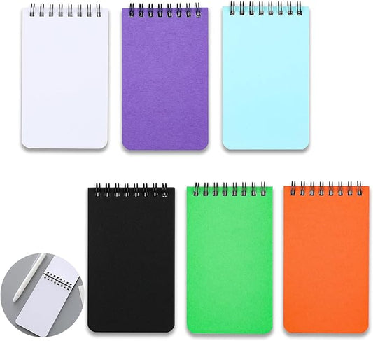 Pocket Notebook Mini Notepad Small Spiral Notebooks 3X5Inch (6-blank) | functionality PortabilityPortability convenience