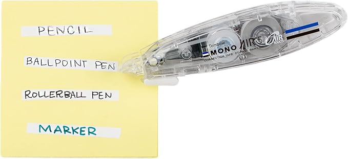 Tombow 68697 Mono Air Correction Tape Pen-Type Refill, 2-Pack