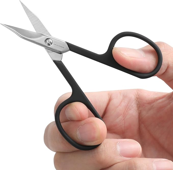 Small Embroidery Scissors - Sharp Straight Tip Stainless Steel Tiny Detail Scissors for Thread Yarn Cross Kintting Stitch Crafts Needlepoint Cutting 3.5 Inches (Black) | Stainless Steel Tiny Detail Scissors for Thread Yarn Cross Kintting Stitch Crafts ...