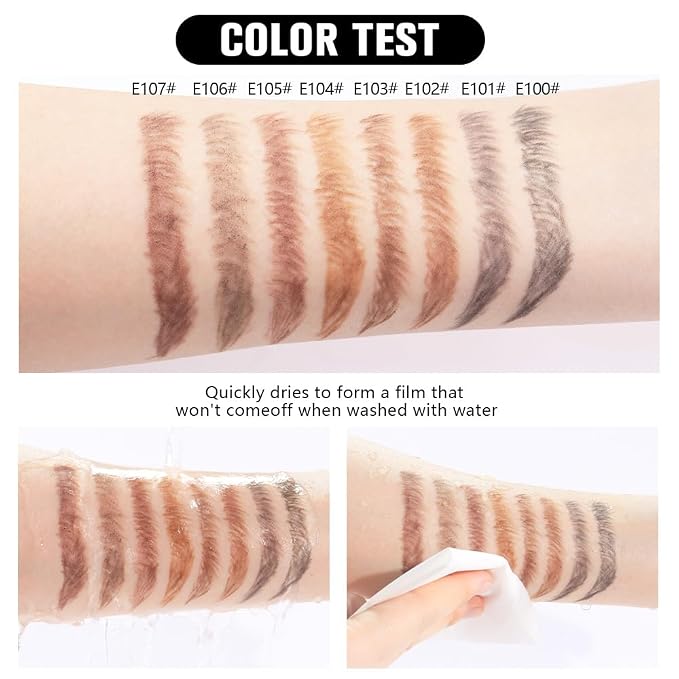 12Pcs Dark Brown Eyebrow Pencils for Women,Wooden Hard-Core Eyebrow Eyeliner Pencil,Sharpener Included,Long Lasting Waterproof Sweat-proof Create a Natural Eye Brow Makeup,Beginner Brow Pencil,Vegan