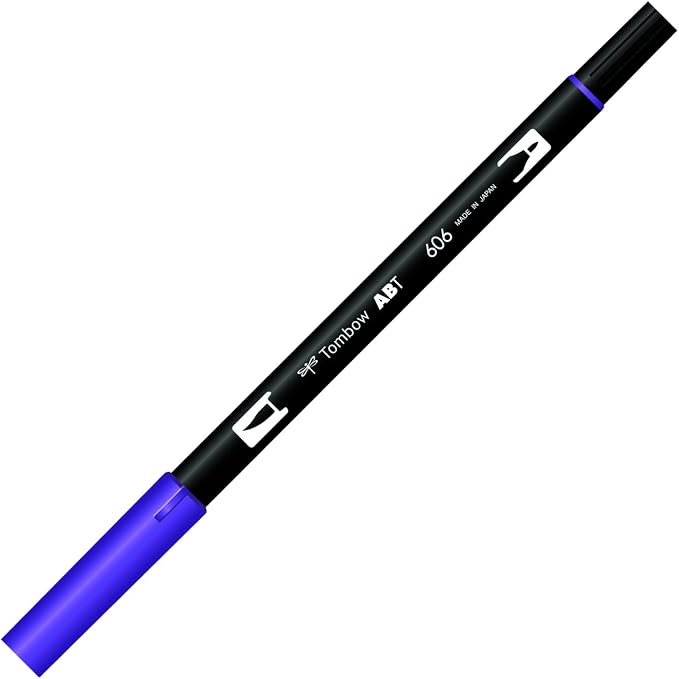 Tombow ABT 606 Dual Brush Pen - Violet