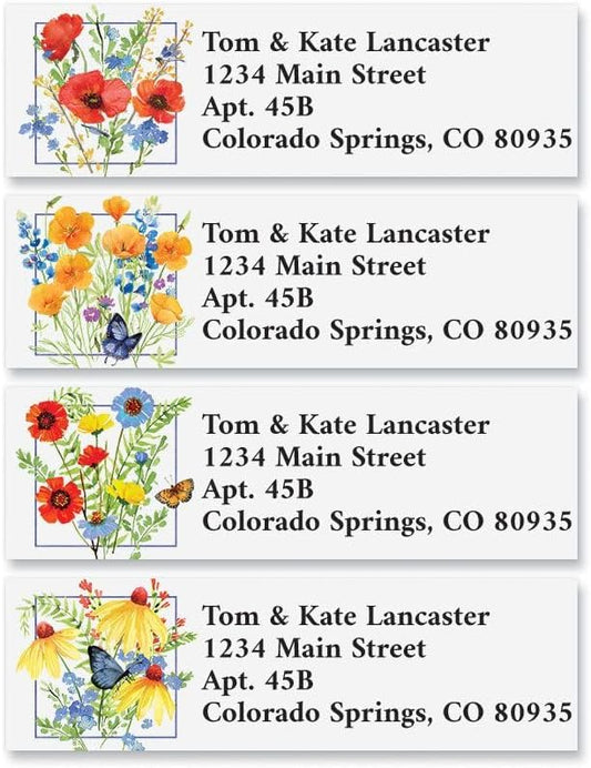 Colorful Images Nature Walk Classic Personalized Return Address Labels - Set of 240, Self-Adhesive Stickers, 5/8" x 2"
