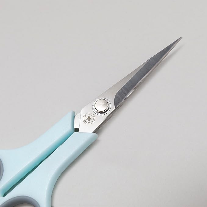 Missouri Star Scissors All Purpose - 6” Precision Tip Scissors for Cutting Fabric, Sewing, Crafting - Ultra Sharp with Comfort Grip and Blade Cover, NOT8078