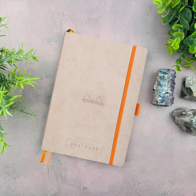 Rhodia Goalbook Journal, A5, Dotted - Beige