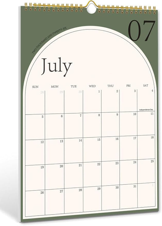 2026-2027 Wall Calendar, Large Calendar from July 2026 - December 2027, Hanging Calendar with Thick Paper, Perfect for Office and Home Monthly Organizing & Planning, 10"×14.7"