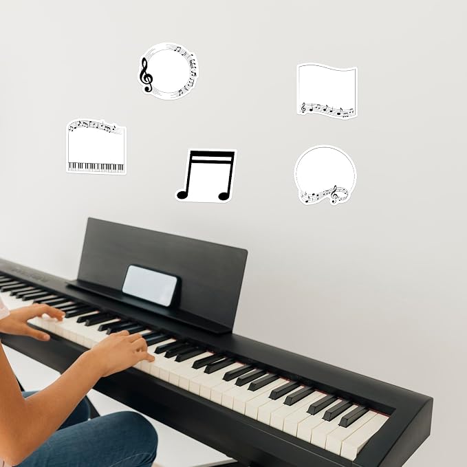 30 Pack Music Sticky Notes - 600 Sheets Music Notepads for Music Teacher Appreciation Gifts Wedding Concert Party Giveaways Musical Notes Message Reminder School Supplies