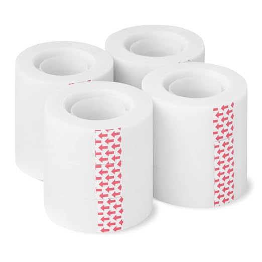 Amazon Basics Matte Finish Invisible Tape, 3/4" x 1000" (27.78 Yards), Translucent, 12-Pack