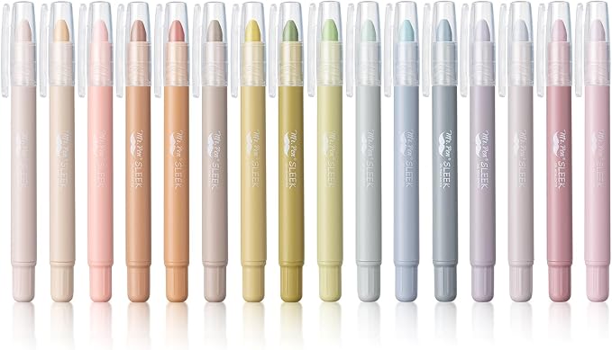 Mr. Pen- No Bleed Gel Highlighters, Soft & Muted Colors, 16 Pack | Bible Highlighters and Pens No Bleed, Bible Markers for Study, Journaling, School Supplies and Accessories