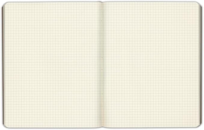 Gallery Leather Journal Notebook - 192 Pages, Softcover, For Men and Women | For Writing, Work & Travel, Handcrafted - Acadia Green - 9.75 x 7.5, Large Grid