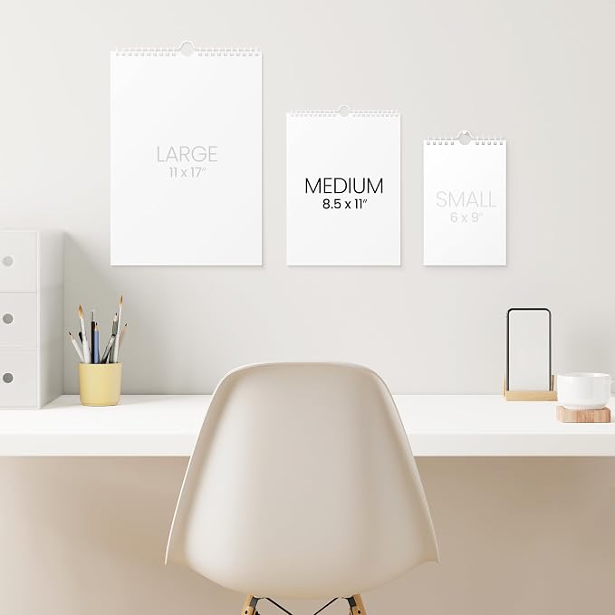 Karto Wall Calendar 2026-2027 8.5x11 in - Flowers | July 2026 to December 2027, Vertical, Boosts Productivity, Easy Monthly Planning