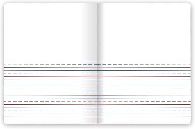 Mead Primary Journal Creative Story Tablet Composition Notebook, 7.5" x 9.75", Grades K-2, 100 Sheets, Red (489903-ECM), (Pack of 12)