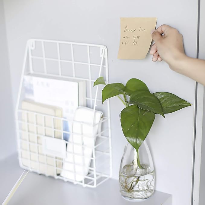 VANRA Sticky Notes 4 x 4-Inches Self-Stick Note Cube Memo Pads Strong Adhesive, 400-Sheets/Cube (Kraft Brown)