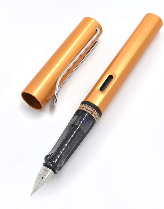 LAMY AL-Star Bronze Fountain Pen - Extra Fine Nib with Blue Ink (L027EF)
