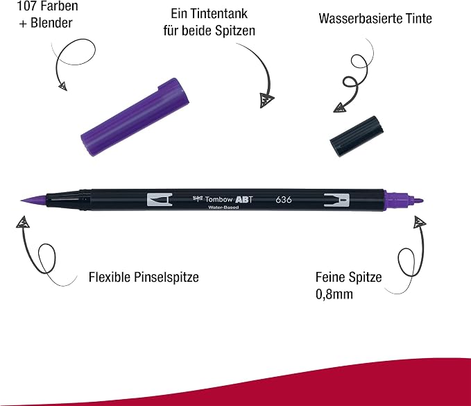 Tombow Dual Brush Pen, ABT, No. 636 (AB-T636)