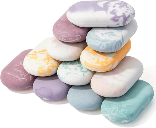 Mr. Pen- Marble Pencil Erasers, 12 Pack, 1" x 2" | Soft Rubber Marble Pencil Erasers for School, Office, Art Sketching, Homework, Exams, Clean Smudge-Free Correction
