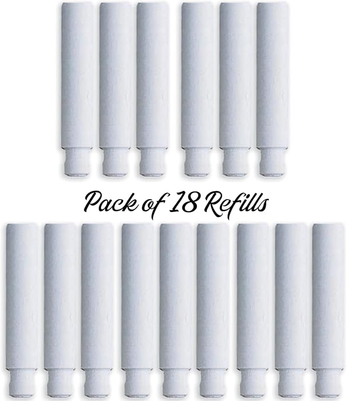 Pentel Twist Erase Refill Erasers - Pack of 18 Latex Free Refills for Twist Eraser Mechanical Pencils