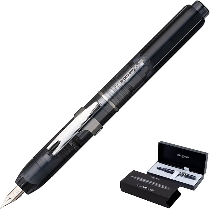 Platinum Fountain Pen, Curidus, Graphite Smoke, Fine Point, PKN-7000#7-2