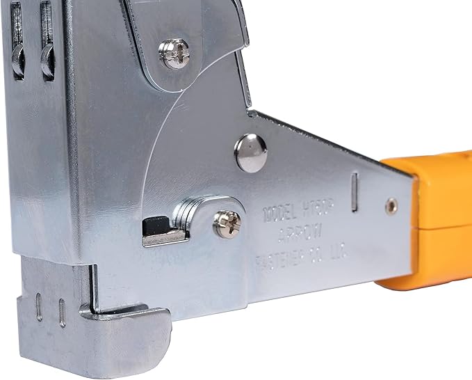 Arrow HT50 Heavy Duty Hammer Tacker, Chromed-Steel Manual Stapler with Sure-Grip Handle, Dual-Capacity Rear-Load Magazine, Fits 5/16”, 3/8", or 1/2" Staples (Pack of 4)