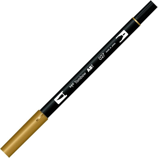 Tombow ABT 027 Dual Brush Pen - Dark Ochre