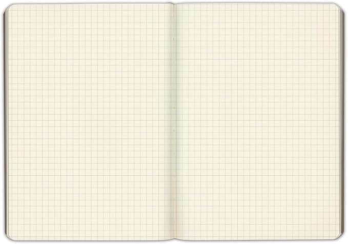 Gallery Leather Journal Notebook - 192 Pages, Softcover, For Men and Women | For Writing, Work & Travel, Handcrafted - Camden Red - 8 x 5.5, Desk Grid