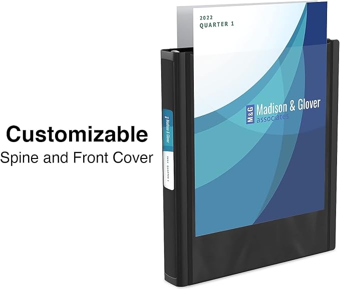 Staples Better Binder, 1" Heavy‑Duty D‑Ring Binder, Black, Reinforced Spine, Holds 275 Sheets, Reliable 3‑Ring Binder for School, Office, Projects, 3‑Pack