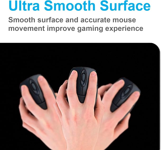 Large Black Computer Mouse Pad, Office Non Slip Gaming Desktop Keyboard Pad | Large Extended Mouse Pad; Full Desk Coverage; Waterproof Coating; Stable Anti-Slide Base For Gaming, Office, Study Daily Use