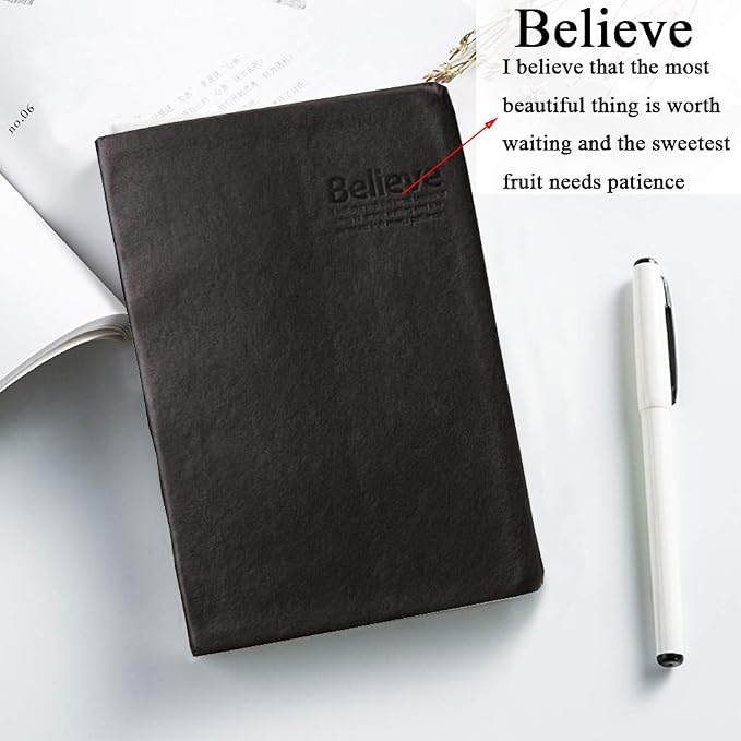 Lemical 720 Pages Thick Journal with Gift Box & Pen, Thick Leather Journal Notebook Writing Journal Notebook With Pen & Gift Box Lined Paper Travel Diary Ideal Gift for Anniversary Birthday Holiday