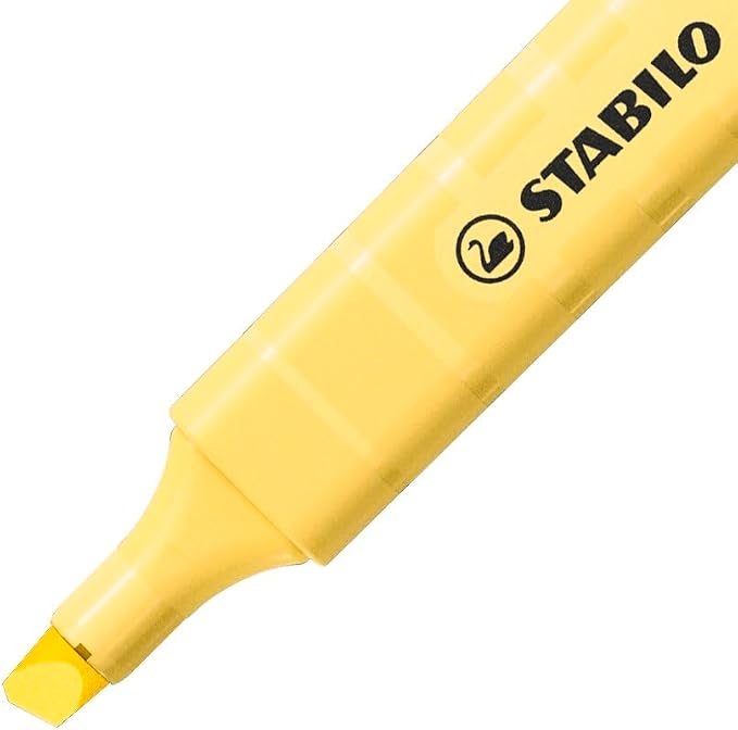 STABILO - swing cool Pastel - Highlighter - Pack of 6 - Assorted colors