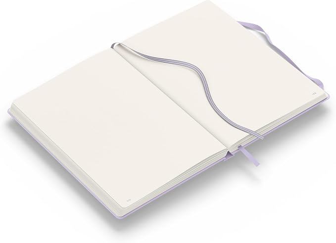 LEUCHTTURM1917 - Notebook Hardcover Medium A5-251 Numbered Pages for Writing and Journaling (Lilac, Plain)